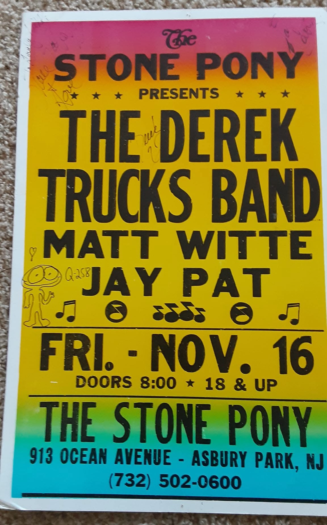 The Derek Trucks Band - 2001-11-16